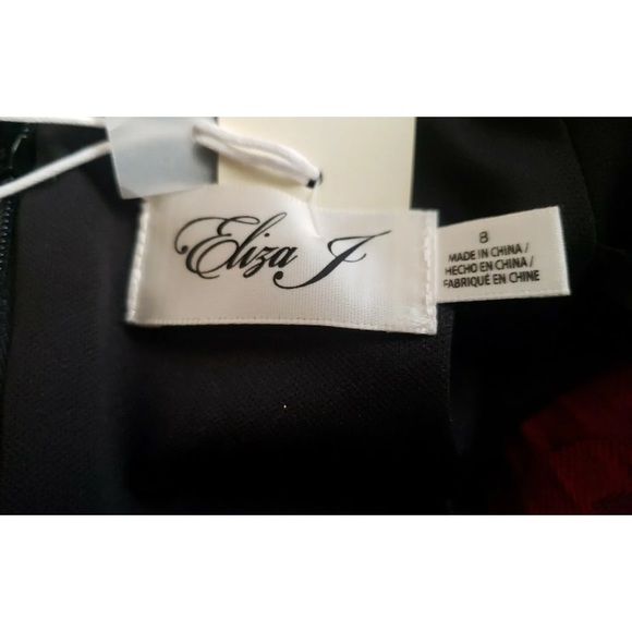 Eliza J Jacquard Floral Print Ballgown - Picture 6 of 10